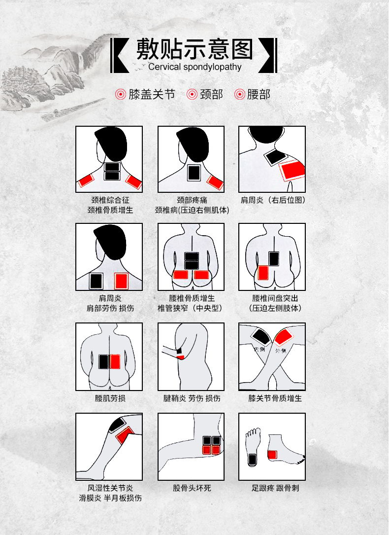 2、法律教程正確粘貼黑膏藥